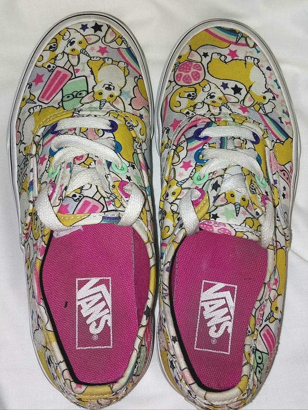 Vans Uni-Corgi low-top lace-up sneakers Kids Size 2